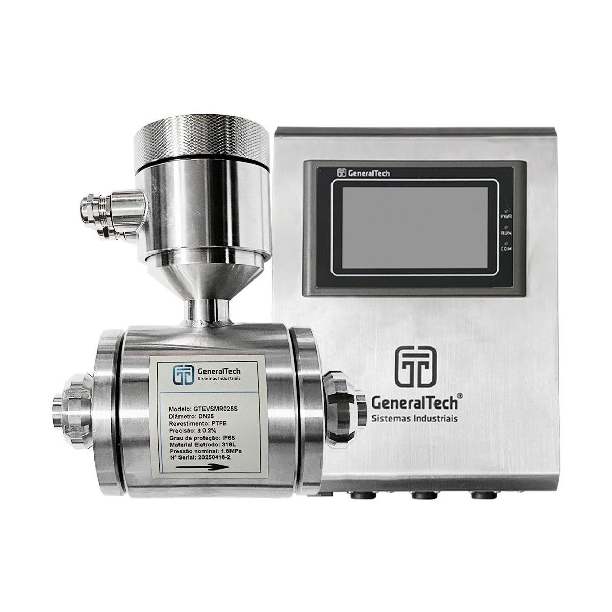Medidor de Vazão Eletromagnético Remoto para Laticínios – DN25