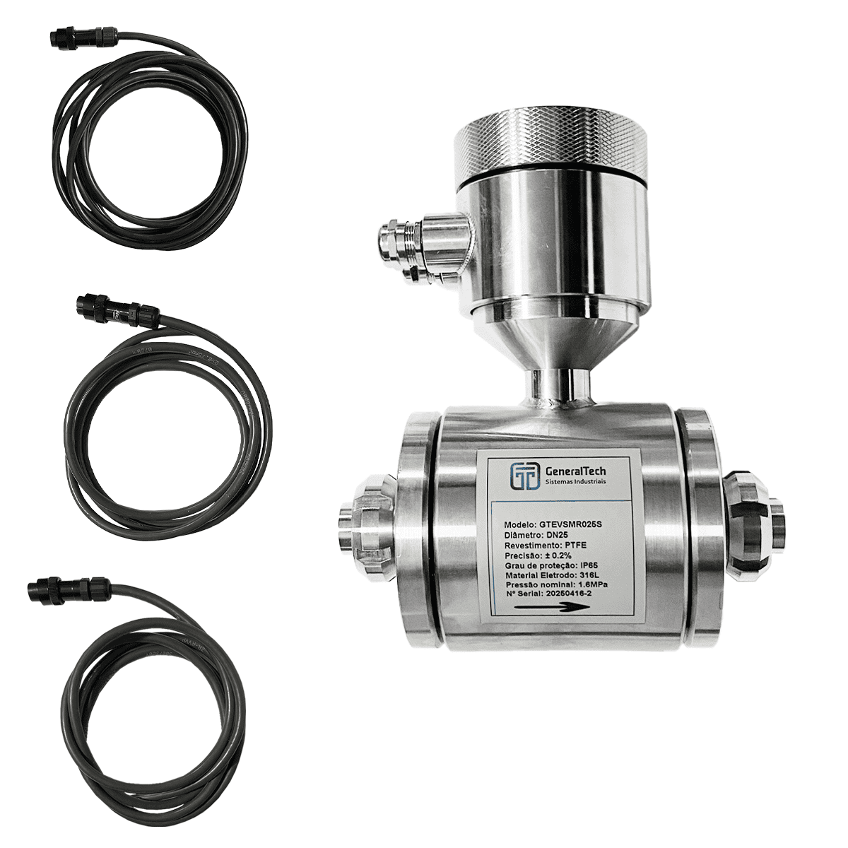 Medidor de Vazão Eletromagnético DN25