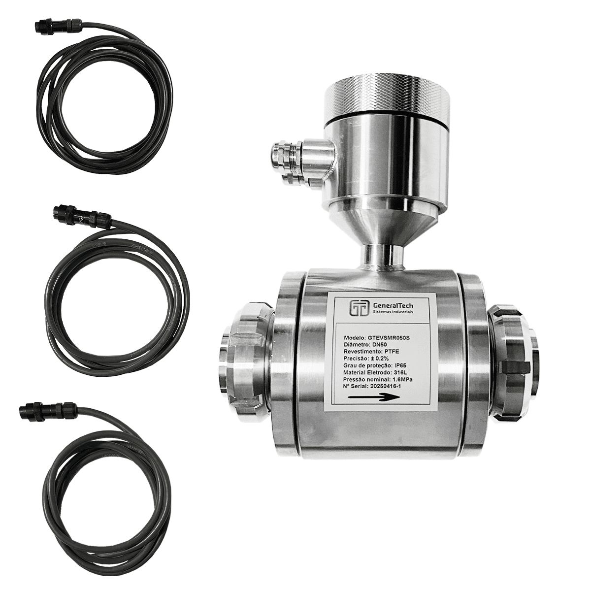 Medidor de Vazão Eletromagnético DN50