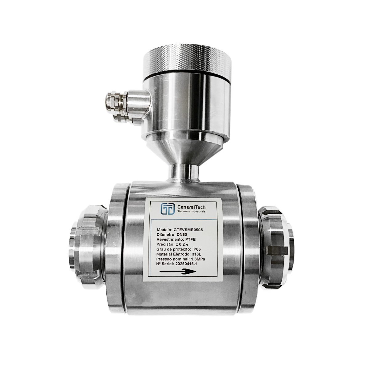 Medidor de Vazão Eletromagnético DN50